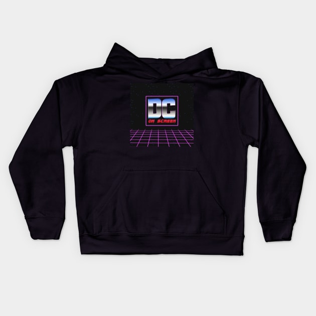 DC on SCREEN '80s Logo #2 Kids Hoodie by DC on SCREEN